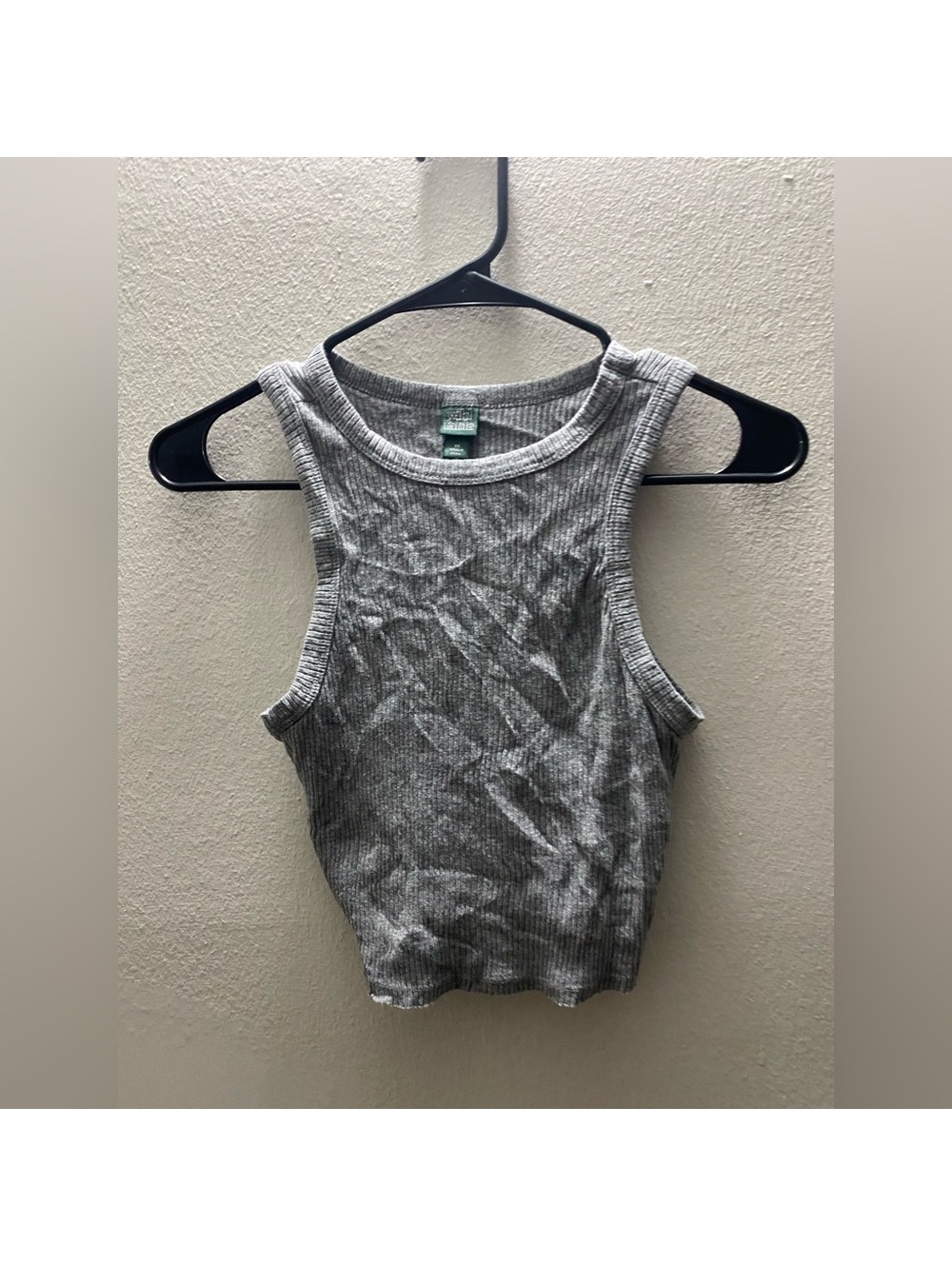Women’s Wild Fable XS Gray Cropped Tank Top Tote11